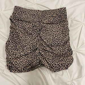 Mini Leopard Skirt